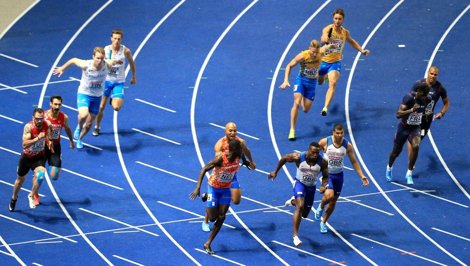 4x100m Maschile - Batterie